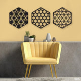 3 PC STENSIL WALL DECOR (ART-012)