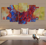 Abstract Wall Art Frames 5 Spliters