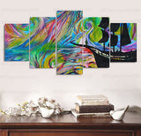 Abstract Wall Art Frames 5 Spliters