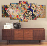 Abstract Wall Art Frames 5 Spliters