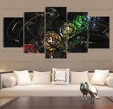 Abstract Wall Art Frames 5 Spliters