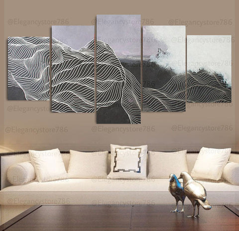 Abstract Wall Art Frames 5 Spliters