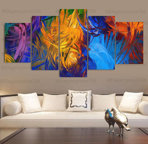 Abstract Wall Art Frames 5 Spliters