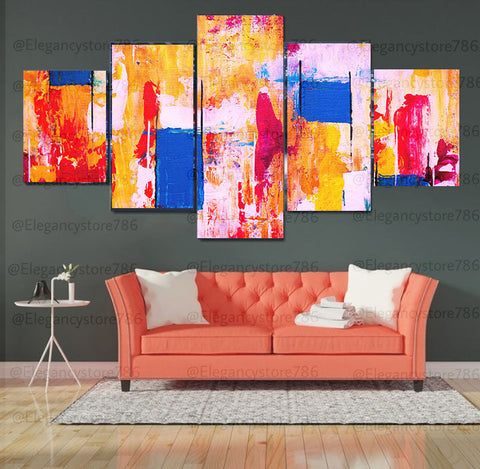 Abstract Wall Art Frames 5 Spliters