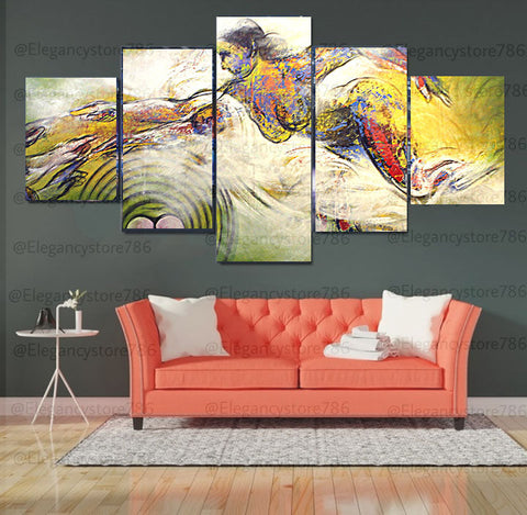 Abstract Wall Art Frames 5 Spliters