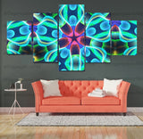 Abstract Wall Art Frames 5 Spliters