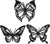 3 Pcs Butterfly Metal Wall Decor Dragonfly Hummingbird Butterfly Metal Wall Art Hanging Wall Decor for Modern Farmhouse Rustic Home Living Room