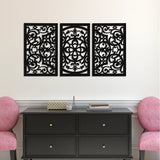 3 Piece Stylish Triptych Florelle Wall Art