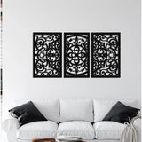 3 Piece Stylish Triptych Florelle Wall Art